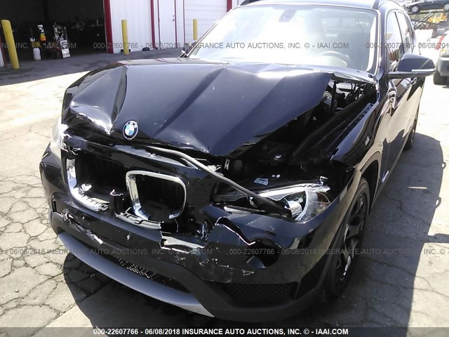 WBAVM1C59EVW53215 - 2014 BMW X1 SDRIVE28I BLACK photo 6