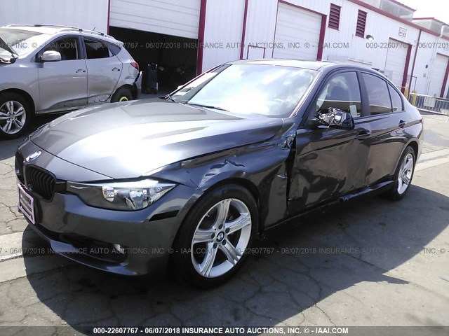 WBA3C1C56FP853985 - 2015 BMW 328 I SULEV BLACK photo 2