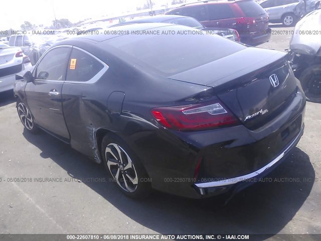 1HGCT1B32GA010648 - 2016 HONDA Accord LX-S BLACK photo 3