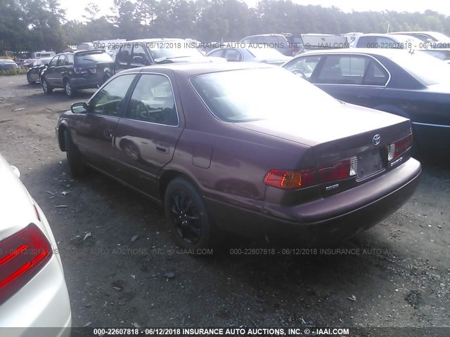 4T1BG22K61U823228 - 2001 TOYOTA CAMRY CE/LE/XLE 勃艮第红 照片 3