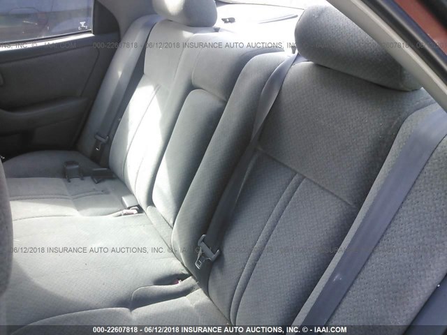 4T1BG22K61U823228 - 2001 TOYOTA CAMRY CE/LE/XLE 勃艮第红 照片 8