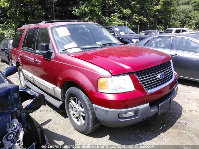 1FMRU15W73LC55225 - 2003 FORD EXPEDITION XLT RED photo 1