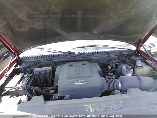 1FMRU15W73LC55225 - 2003 FORD EXPEDITION XLT წითელი ფოტო 10