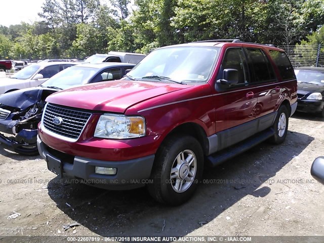 1FMRU15W73LC55225 - 2003 FORD EXPEDITION XLT წითელი ფოტო 2