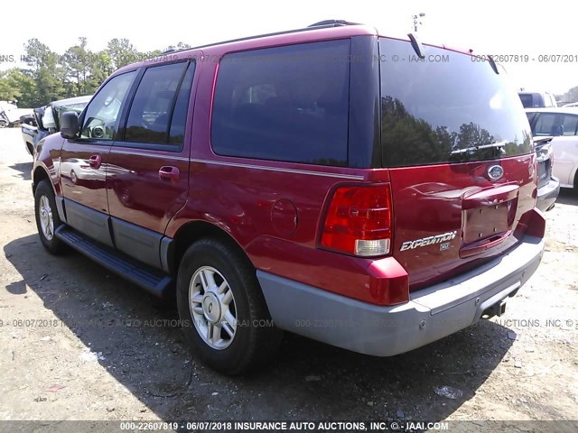 1FMRU15W73LC55225 - 2003 FORD EXPEDITION XLT RED photo 3