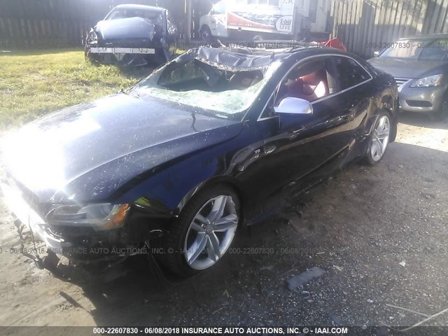 WAUCVAFR2CA036567 - 2012 AUDI S5 PREMIUM PLUS 黑色 照片 2