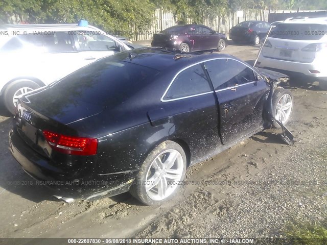 WAUCVAFR2CA036567 - 2012 AUDI S5 PREMIUM PLUS 黑色 照片 4