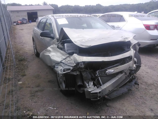 1G1ZG57KX94252604 - 2009 CHEVROLET MALIBU LS BEIGE photo 1