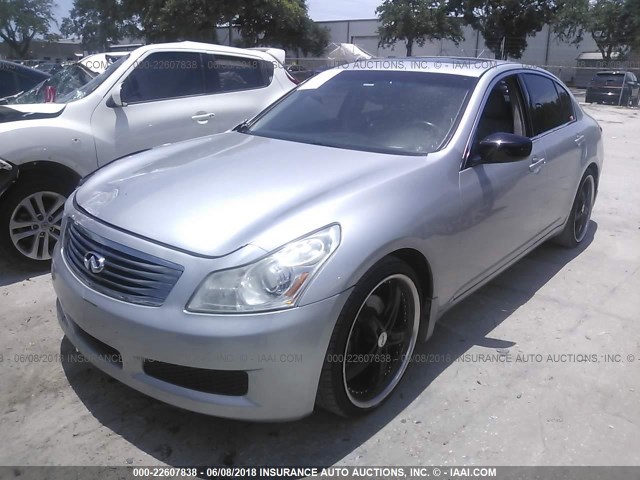 JNKCV61E89M013479 - 2009 INFINITI G37 JOURNEY/SPORT SILVER photo 2