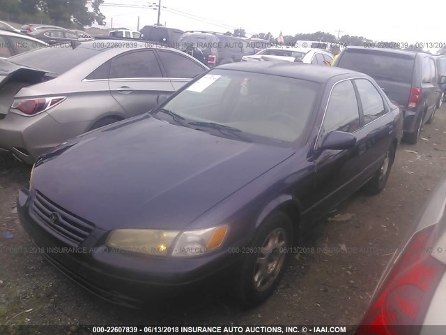 4T1BG22K0XU879948 - 1999 TOYOTA CAMRY CE/LE/XLE Navy photo 2