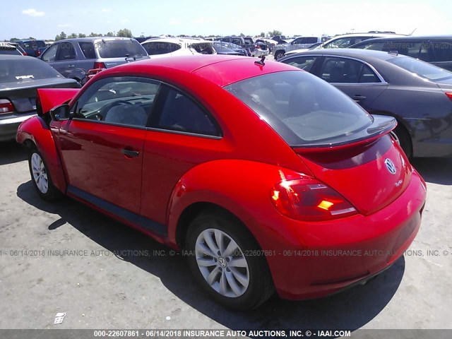 3VWF07AT6GM616320 - 2016 VOLKSWAGEN BEETLE 1.8T/S RED photo 3