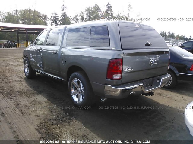 1D7RB1CT3BS670684 - 2011 DODGE RAM 1500 GRAY photo 3