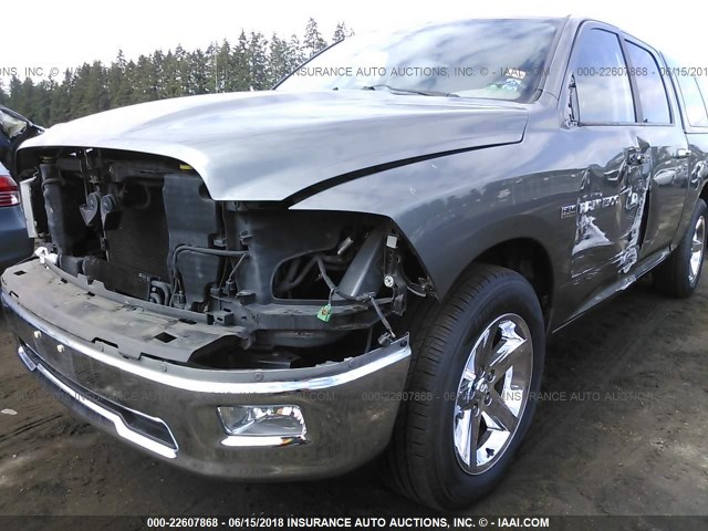 1D7RB1CT3BS670684 - 2011 DODGE RAM 1500 GRAY photo 6