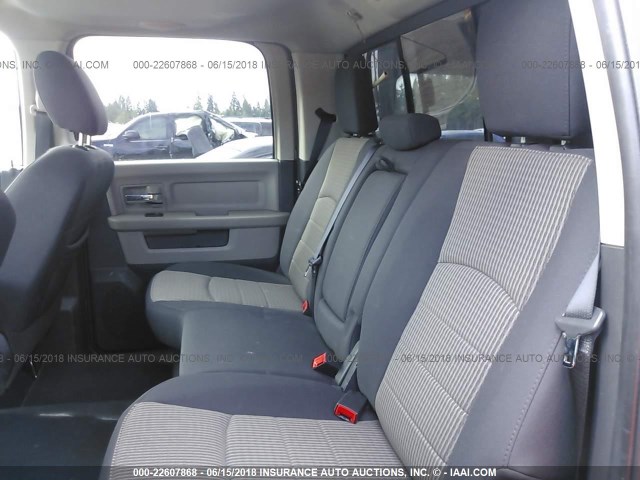 1D7RB1CT3BS670684 - 2011 DODGE RAM 1500 GRAY photo 8