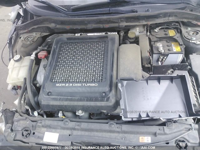 JM1BL1L32D1806000 - 2013 MAZDA SPEED 3 BLACK photo 10