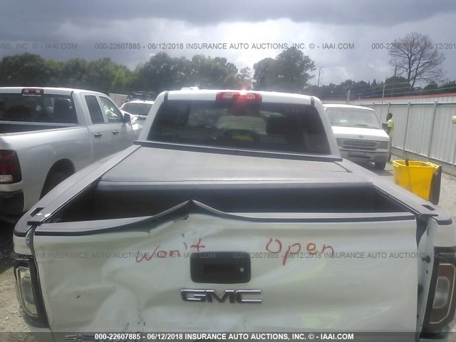 3GTU2NEC4JG234196 - 2018 GMC SIERRA K1500 SLT WHITE photo 8