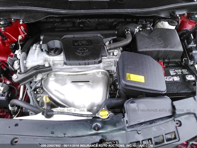 4T1BF1FK9EU783966 - 2014 TOYOTA CAMRY L/SE/LE/XLE Qırmızı foto 10