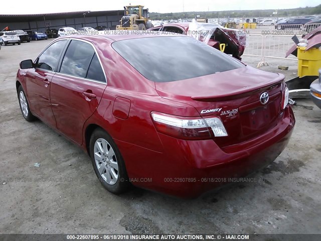 JTNBB46K273014280 - 2007 TOYOTA CAMRY NEW GENERAT HYBRID RED photo 3