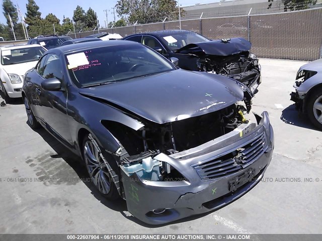 JN1CV6FE3BM954292 - 2011 INFINITI G37 SPORT GRAY photo 1