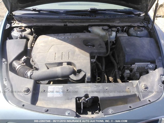 1G1ZG57B494122060 - 2009 CHEVROLET MALIBU LS ლურჯი ფოტო 10