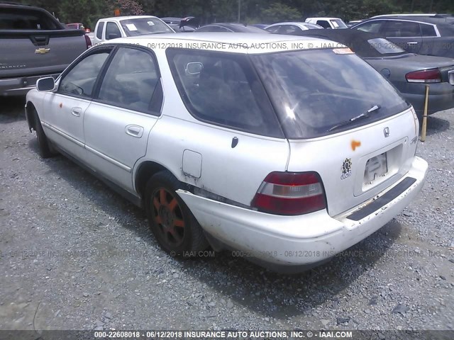 1HGCE1891SA012678 - 1995 HONDA ACCORD EX WHITE photo 3