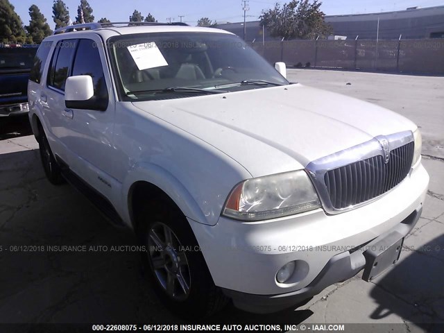 5LMEU88H64ZJ46254 - 2004 LINCOLN AVIATOR 白色 照片 1