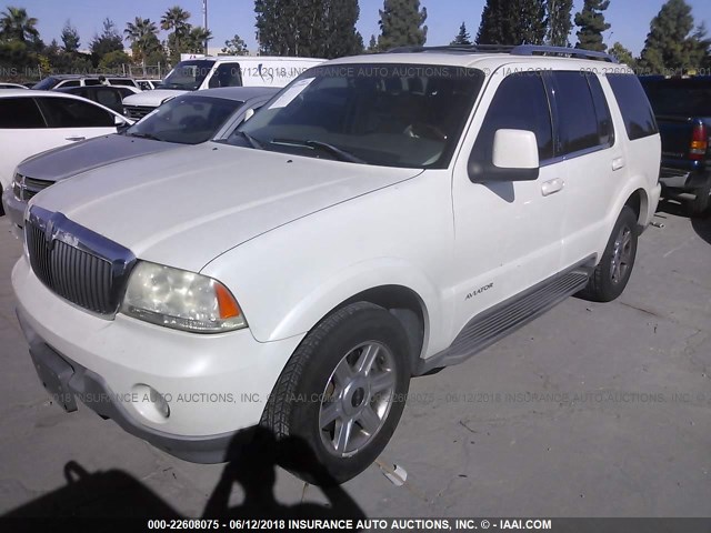 5LMEU88H64ZJ46254 - 2004 LINCOLN AVIATOR 白色 照片 2