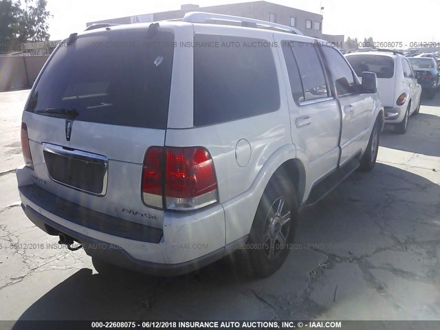 5LMEU88H64ZJ46254 - 2004 LINCOLN AVIATOR 白色 照片 4