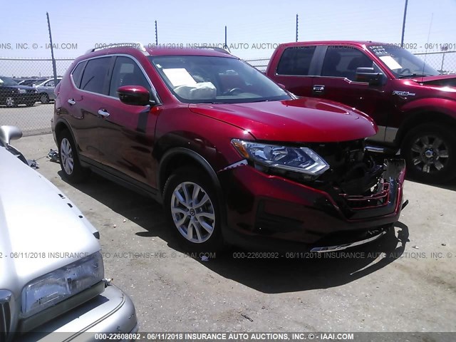 5N1AT2MT4HC857178 - 2017 NISSAN ROGUE S/SL RED photo 1