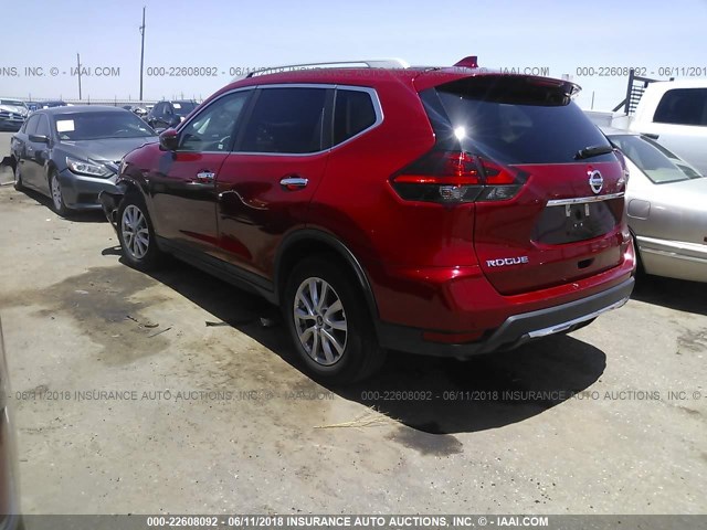 5N1AT2MT4HC857178 - 2017 NISSAN ROGUE S/SL RED photo 3