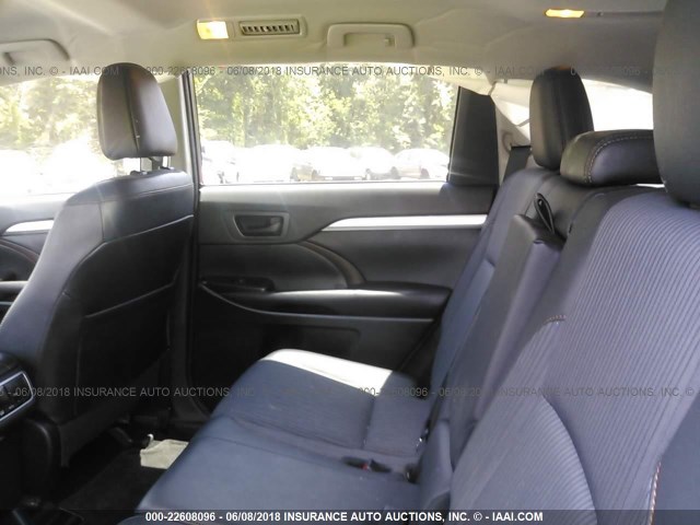5TDZKRFH8GS182072 - 2016 TOYOTA HIGHLANDER LE/LE PLUS თეთრი ფოტო 8