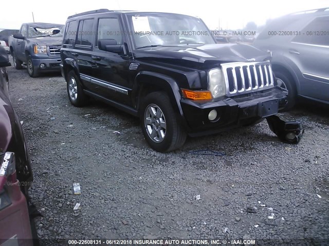1J8HH48K77C691568 - 2007 JEEP COMMANDER შავი ფოტო 1