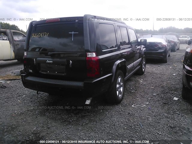 1J8HH48K77C691568 - 2007 JEEP COMMANDER შავი ფოტო 4
