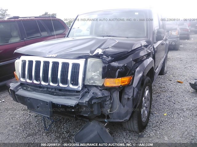 1J8HH48K77C691568 - 2007 JEEP COMMANDER შავი ფოტო 6