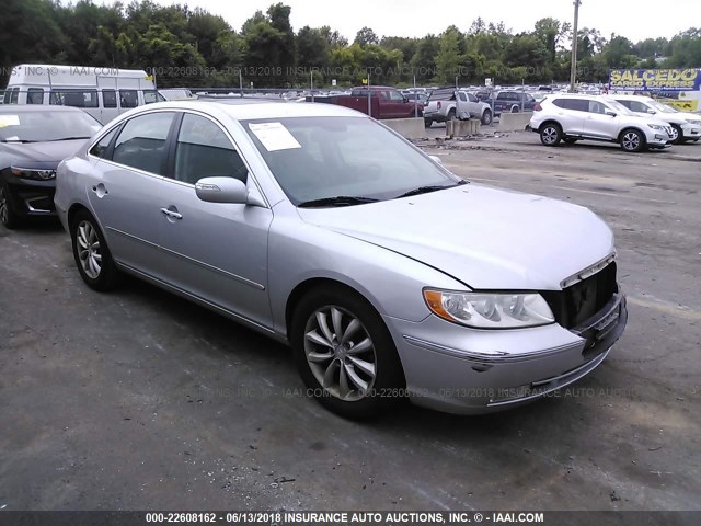 KMHFC46F77A144388 - 2007 HYUNDAI AZERA SE/LIMITED SILVER photo 1