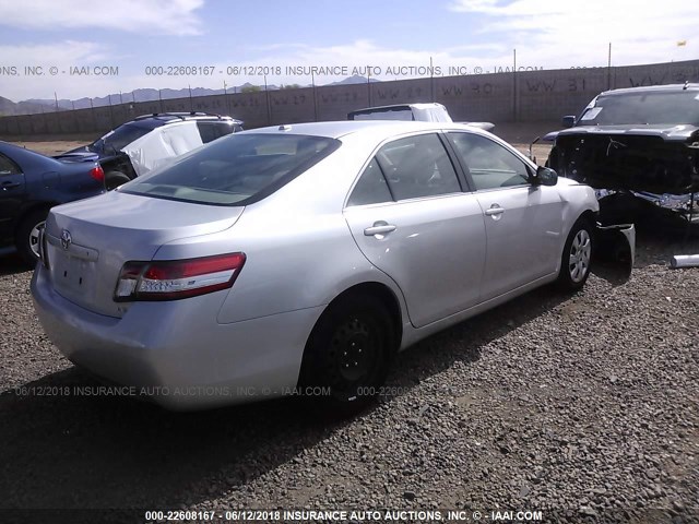 4T1BF3EK9BU704840 - 2011 TOYOTA CAMRY SE/LE/XLE 银色 照片 4
