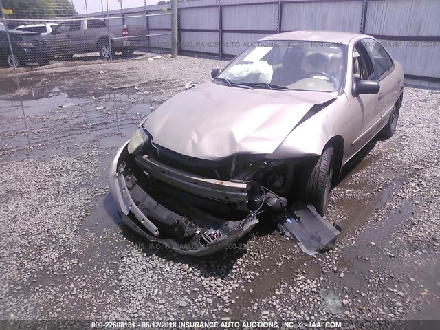 1G1JF52F337212476 - 2003 CHEVROLET CAVALIER LS GOLD photo 6