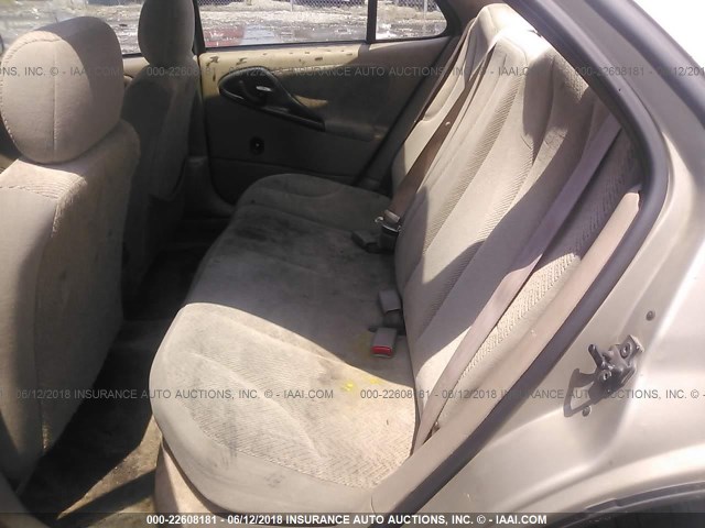 1G1JF52F337212476 - 2003 CHEVROLET CAVALIER LS GOLD photo 8