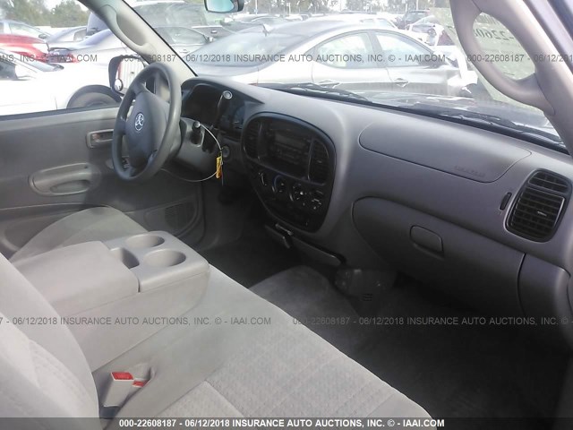 5TBRT34174S452770 - 2004 TOYOTA TUNDRA ACCESS CAB SR5 BLUE photo 5