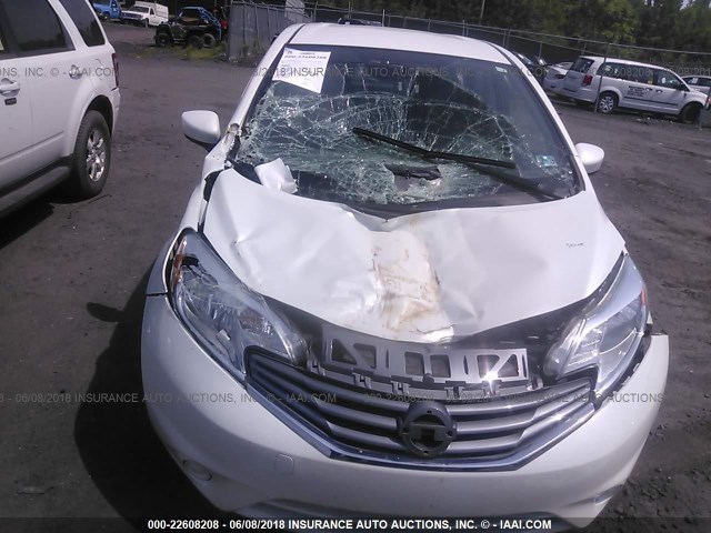 3N1CE2CP9FL441112 - 2015 NISSAN VERSA NOTE S/S PLUS/SV/SL/SR WHITE photo 6