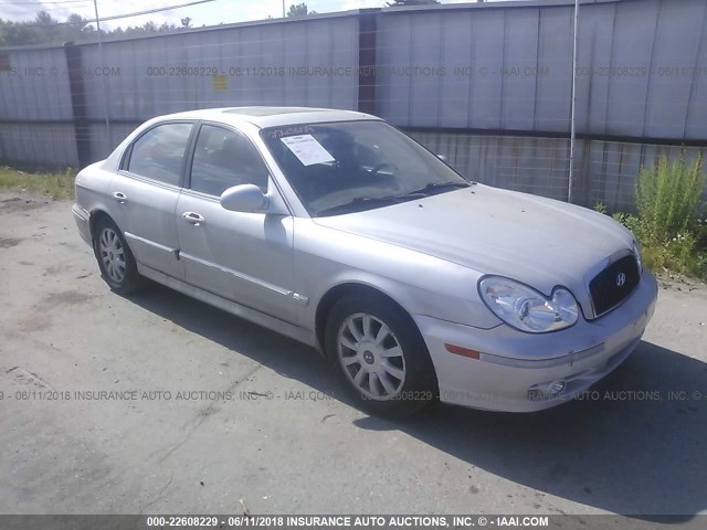 KMHWF35H13A895209 - 2003 HYUNDAI SONATA GLS/LX SILVER photo 1