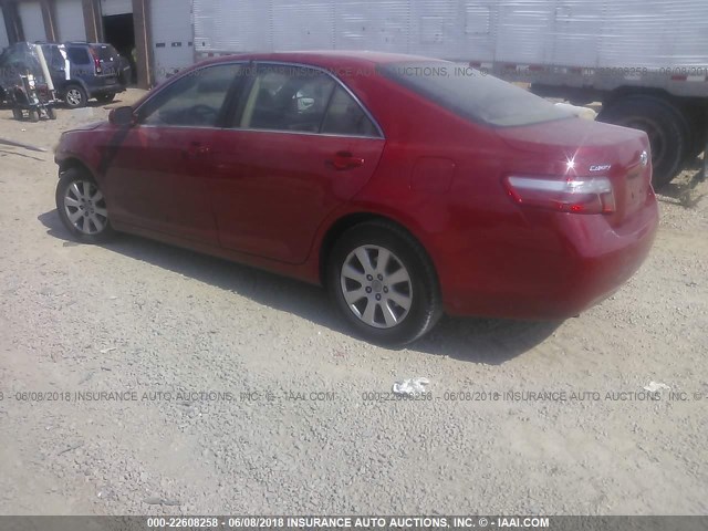 JTNBE46K973015157 - 2007 TOYOTA CAMRY NEW GENERAT CE/LE/XLE/SE RED photo 3