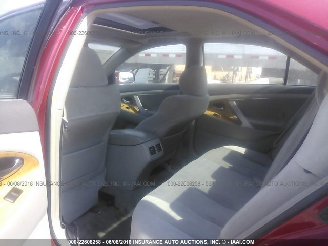 JTNBE46K973015157 - 2007 TOYOTA CAMRY NEW GENERAT CE/LE/XLE/SE RED photo 8