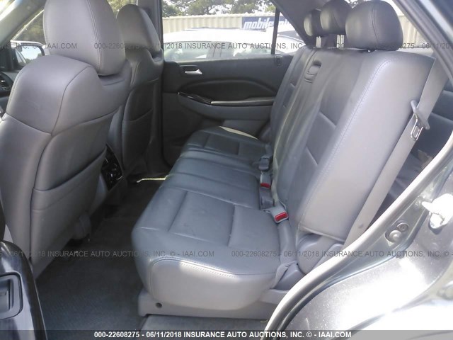 2HNYD18866H546064 - 2006 ACURA MDX TOURING GRAY photo 8