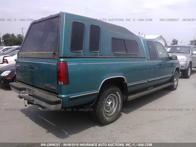 1GTGC29K7SE500183 - 1995 GMC SIERRA C2500 GREEN photo 4