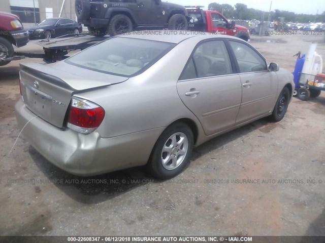 4T1BE32K96U740122 - 2006 TOYOTA CAMRY LE/XLE/SE 棕色 照片 4