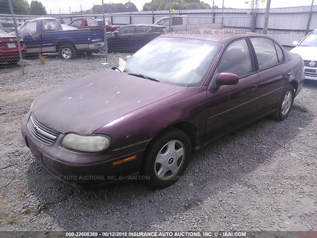 1G1NE52J016227836 - 2001 CHEVROLET MALIBU LS 栗色 照片 2