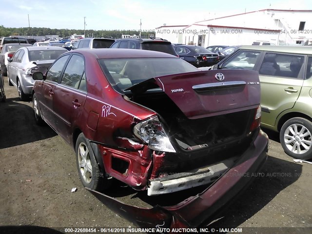 4T1BE30K84U371270 - 2004 TOYOTA CAMRY LE/XLE/SE ბურგუნდია ფოტო 3