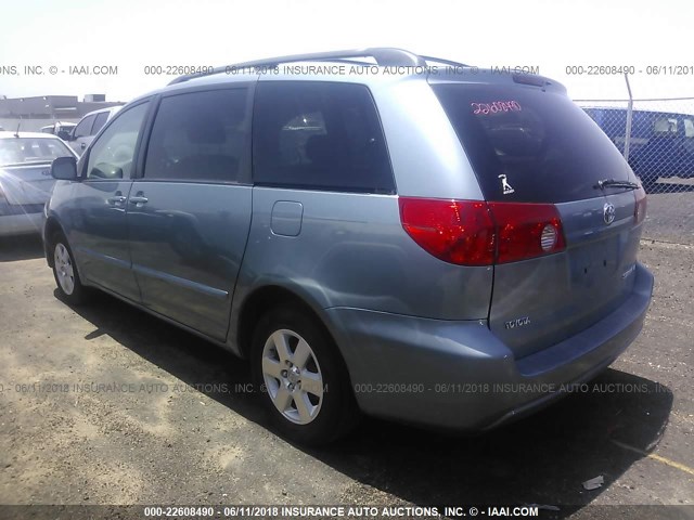 5TDZA23C86S425817 - 2006 TOYOTA SIENNA CE/LE BLUE photo 3