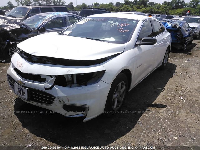 1G1ZB5ST8HF216170 - 2017 CHEVROLET MALIBU LS Ağ foto 2